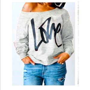 “Love” Pullover Sweatshirt